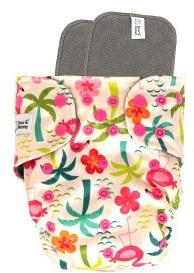 Pink Flamingo Reusable Cloth Diaper