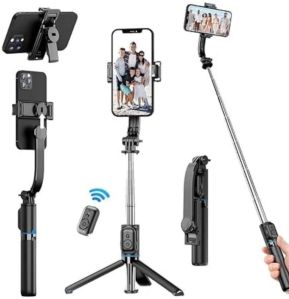 Bluetooth Extendable Selfie Stick with Wireless Remote