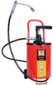 10kg Hand Operated Grease Dispensers with Hose, Gun & Wheels