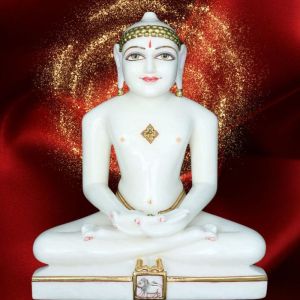 Marble Jain Mahaveer Statue