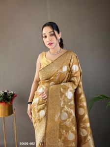 Cotton Zari Silk Saree