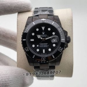 Rolex Submariner Full Black 41mm Swiss Automatic First Copy Watch