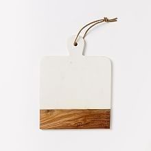 Marble and Wood Chopping Board