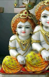 lord radha krishna statue