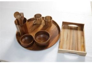 Wood Tray set