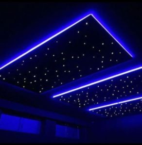 fiber optics ceiling light for bedroom