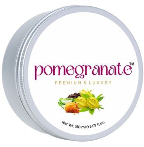 pomegranate Ylang Ylang essential oil and coffee blended face/body scrub