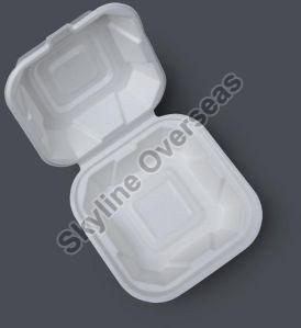 Sugarcane Bagasse Burger Clamshell Box