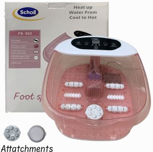 Scholl Pink Foot Spa Massager