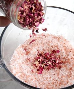 rose bath salt