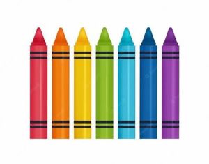 color crayons