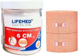 LIFEMED Premium Crepe Bandage 6cm x 4mtr