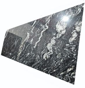 Titanium Black Granite Slab