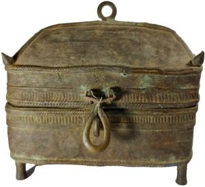 antique brass boxes