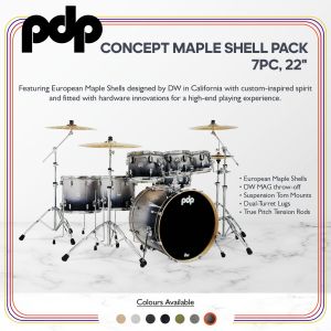 PDP Concept Maple 7-piece Shell Pack