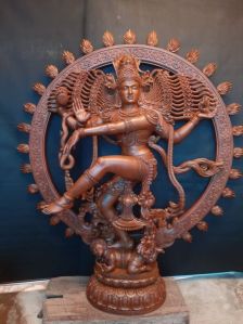 7 feet height teakwood Nataraja statue