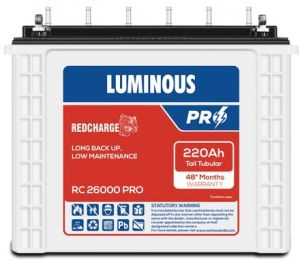 Luminous Tubular Batteries