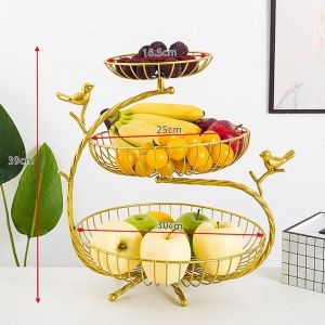 METAL WIRE FRUIT BASKET