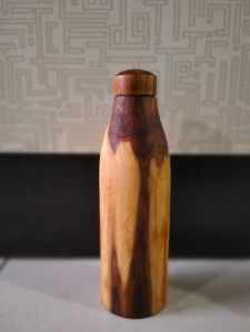 wooden copper bottle