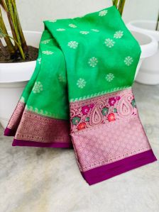 banarasi warm silk saree