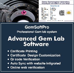 gemological lab software