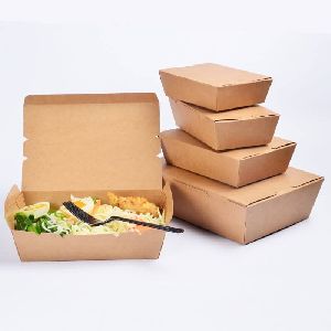 Plain food box (Lunch box)