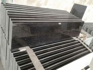 Black Galaxy Granite steps