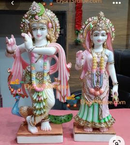 Marble Radha Krishna Moorti