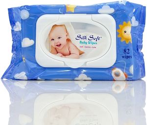 baby wet wipes 82 pulls with lid