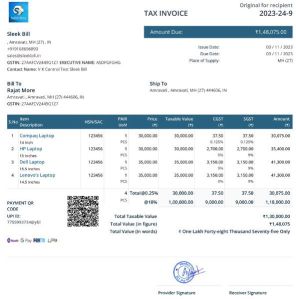 billing invoice form software