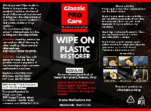 classic pro care plastic Restorer for Vinyl, Rubber & Plastics