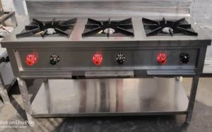 three burner gas range