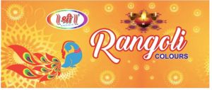 Rangoli Colour 10 Pieces - Packet