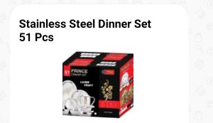 stainless steel kitchen set