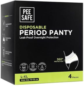 Pee Safe Disposable Period Panty (L-XL) 4N