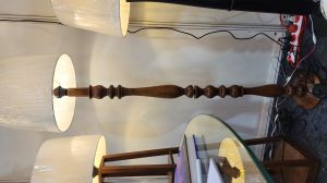 wooden floor lamp