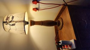 Wooden Table Lamp