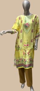 Ladies Straight Kurti Set