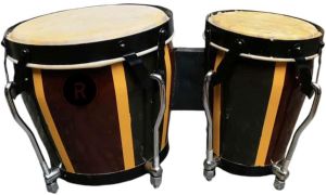 Rmze RDB-242 Percussion Multicolor Wooden Bongo Drum Set