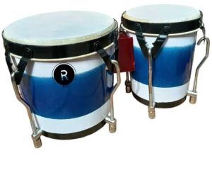 Rmze RDB-243 Percussion Multicolor Wooden Bongo Drum Set