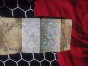 10 rupees old antique note