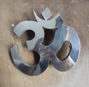 Stainless Steel Om