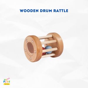 Wooden Drum Rattle