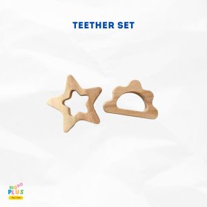 Wooden Teether set