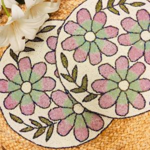 decorative beaded placemats