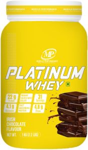 Muscle Performance Platinum Whey Protein (1kg 2.2 lbs, 31 servings -Irish Chocolate Flavour