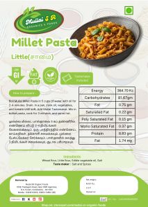 millets pasta