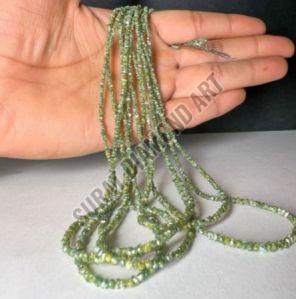 Uncut Green Diamond Beads