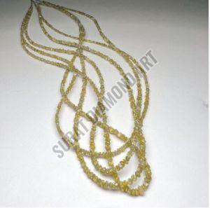 Uncut Yellow Diamond Beads