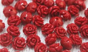 coral beads